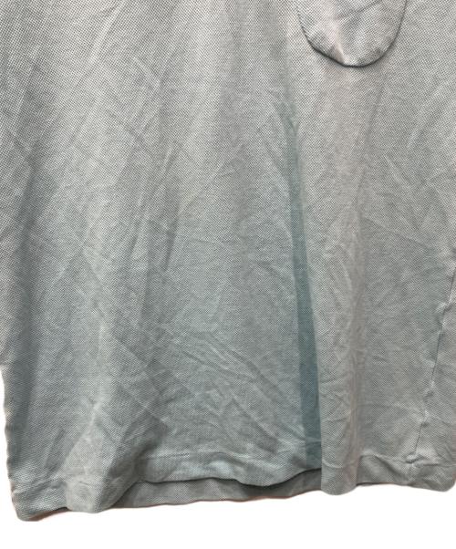 adidas（アディダス）adidas (アディダス) ポロシャツ スカイブルーの古着・服飾アイテム