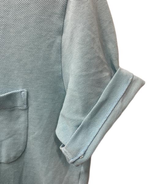 adidas（アディダス）adidas (アディダス) ポロシャツ スカイブルーの古着・服飾アイテム
