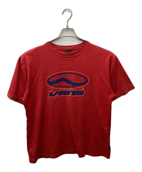 VANS（ヴァンズ）VANS (ヴァンズ) 00's サーフプリントTシャツ レッド サイズ:Mの古着・服飾アイテム