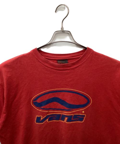 VANS（ヴァンズ）VANS (ヴァンズ) 00's サーフプリントTシャツ レッド サイズ:Mの古着・服飾アイテム