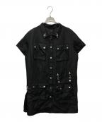 IKUMIイクミ）の古着「METAL ONEPIECE（メタルワンピース）」｜ブラック