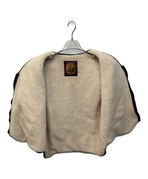 WOOLRICH（ウールリッチ）WOOLRICH (ウールリッチ) バッファローチェックウール裏ボアベスト レッド サイズ:Lの古着・服飾アイテム