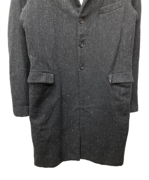 Bergfabel（バーグファベル）Bergfabel (バーグファベル) ウールコート ブラック サイズ:表記無しの古着・服飾アイテム