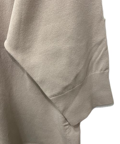 23区（ニジュウサンク）23区 (ニジュウサンク) レーヨンポリエステルストレッチ シャツコンビ ニット ベージュ サイズ:46の古着・服飾アイテム