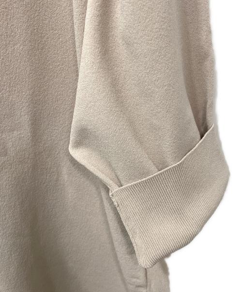 23区（ニジュウサンク）23区 (ニジュウサンク) レーヨンポリエステルストレッチ シャツコンビ ニット ベージュ サイズ:46の古着・服飾アイテム