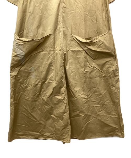 POSTELEGANT（ポステレガント）POSTELEGANT (ポステレガント) 半袖ワンピース ベージュ サイズ:Sの古着・服飾アイテム