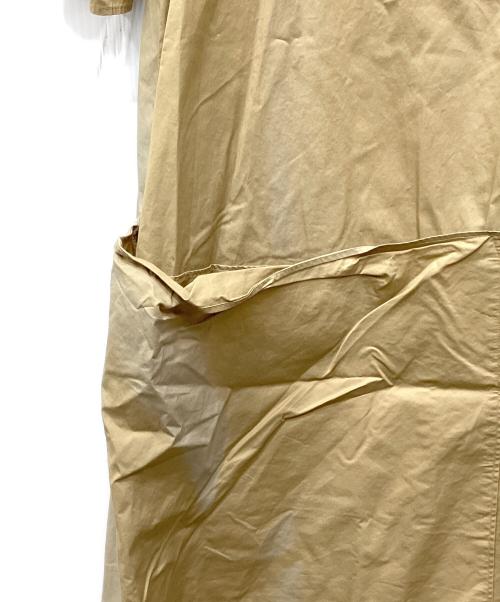 POSTELEGANT（ポステレガント）POSTELEGANT (ポステレガント) 半袖ワンピース ベージュ サイズ:Sの古着・服飾アイテム