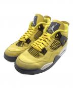 NIKEナイキ）の古着「Air Jordan 4 'Tour Yellow' （エアジョーダン4ツアーイエロー）」｜イエロー