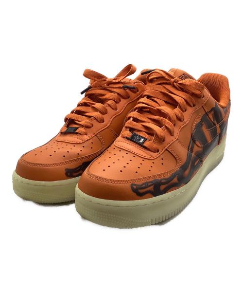 NIKE（ナイキ）NIKE (ナイキ) AIR FORCE 1 07 SKELETON QS オレンジ サイズ:27cmの古着・服飾アイテム