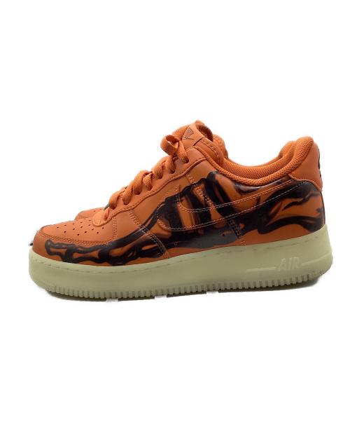 NIKE（ナイキ）NIKE (ナイキ) AIR FORCE 1 07 SKELETON QS オレンジ サイズ:27cmの古着・服飾アイテム