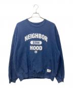 NEIGHBORHOODネイバーフッド）の古着「COLLEGE SWEATSHIRT LS」｜ネイビー