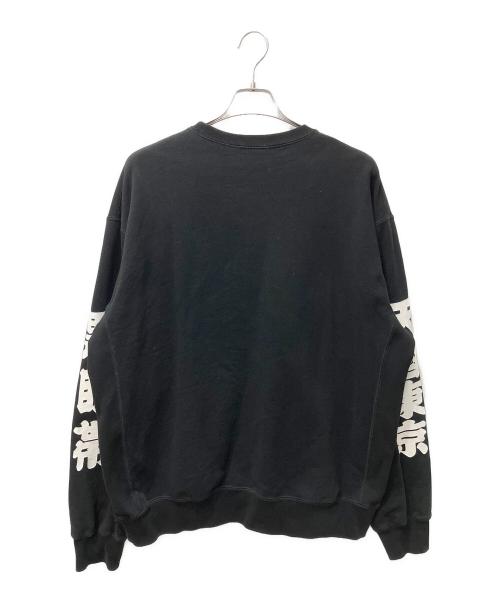 BlackEyePatch（ブラックアイパッチ）BlackEyePatch (ブラックアイパッチ) WACKO MARIA (ワコマリア) CREW NECK AWEAT SHIRT　(クルーネックスウェットシャツ) ブラック サイズ:XLの古着・服飾アイテム