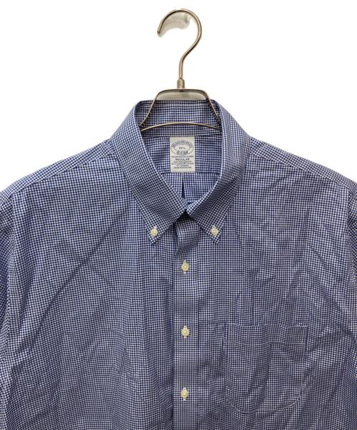 BROOKS BROTHERS（ブルックスブラザーズ）BROOKS BROTHERS (ブルックスブラザーズ) ギンガムチェックBDシャツ ブルー サイズ:16 1/2の古着・服飾アイテム