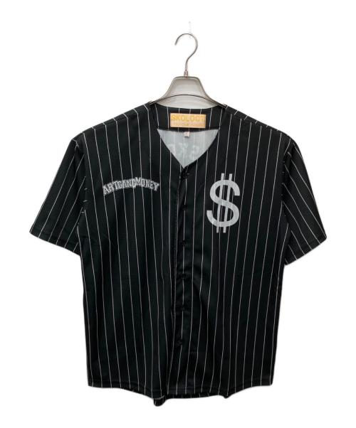SKOLOCT（スコロクト）SKOLOCT (スコロクト) ベースボールシャツ ブラック サイズ:Mの古着・服飾アイテム