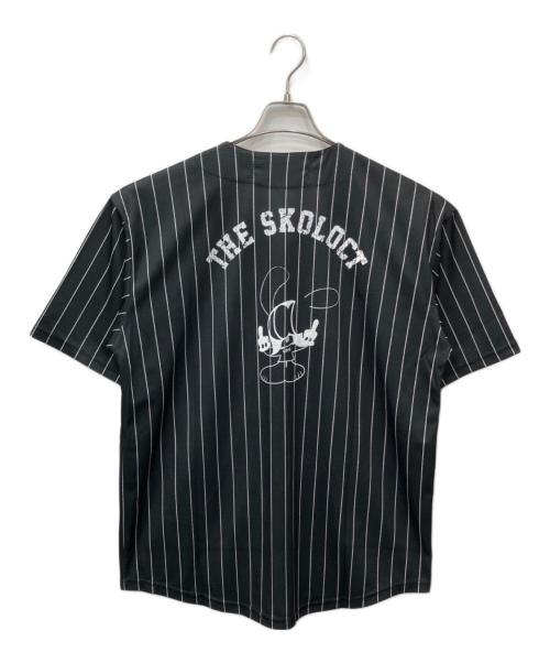 SKOLOCT（スコロクト）SKOLOCT (スコロクト) ベースボールシャツ ブラック サイズ:Mの古着・服飾アイテム