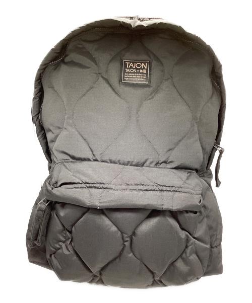 TAION（タイオン）TAION (タイオン) ミリタリー ダウンバッグパック ブラック サイズ:one sizeの古着・服飾アイテム