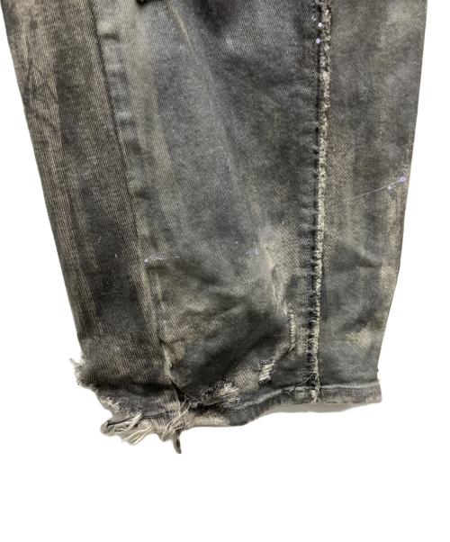 FenG CHen WANG（フェンチェンワン）FENG CHEN WANG (フェンチェンワン) DECONSTRUCTION WASHED JEANS（でコンストラクションウォッシュドジーンズ） グレー サイズ:Sの古着・服飾アイテム