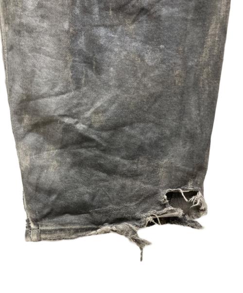 FenG CHen WANG（フェンチェンワン）FENG CHEN WANG (フェンチェンワン) DECONSTRUCTION WASHED JEANS（でコンストラクションウォッシュドジーンズ） グレー サイズ:Sの古着・服飾アイテム