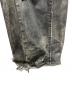 中古・古着 FENG CHEN WANG (フェンチェンワン) DECONSTRUCTION WASHED JEANS（でコンストラクションウォッシュドジーンズ） グレー サイズ:S：18000円