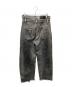 FENG CHEN WANG (フェンチェンワン) DECONSTRUCTION WASHED JEANS（でコンストラクションウォッシュドジーンズ） グレー サイズ:S：18000円