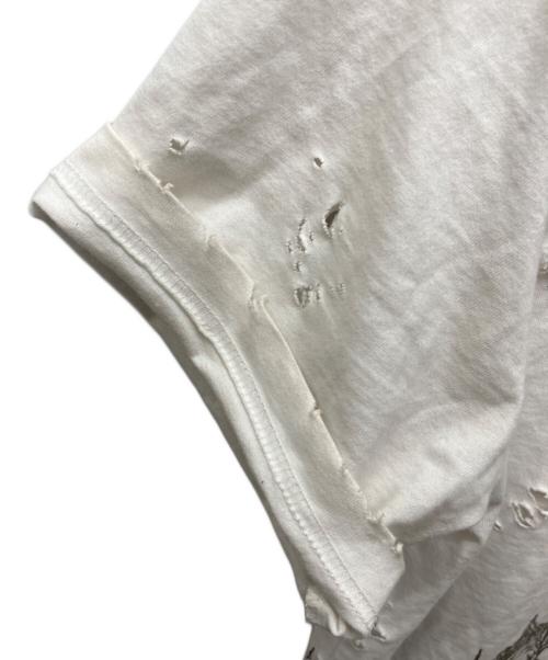 Wasted Paris（ウェイステッドパリス）WASTED PARIS (ウェイステッドパリス) Stronghold T-Shirt（ストロングホールド） ホワイト サイズ:Sの古着・服飾アイテム