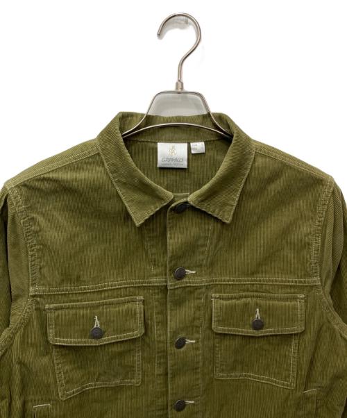 GRAMICCI（グラミチ）GRAMICCI (グラミチ) CORDUROY TRUCKER JACKET（コーデュロイトラッカージャケット） オリーブ サイズ:Sの古着・服飾アイテム