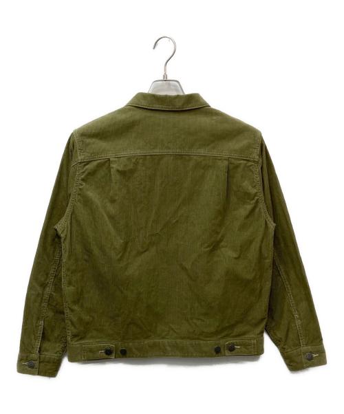 GRAMICCI（グラミチ）GRAMICCI (グラミチ) CORDUROY TRUCKER JACKET（コーデュロイトラッカージャケット） オリーブ サイズ:Sの古着・服飾アイテム