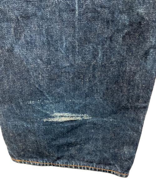 EVISU（エヴィス）EVISU (エヴィス) 白カモメペイント セルビッチデニムパンツ インディゴ サイズ:W33の古着・服飾アイテム