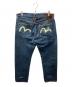 EVISU (エヴィス) 白カモメペイント セルビッチデニムパンツ インディゴ サイズ:W33：13000円
