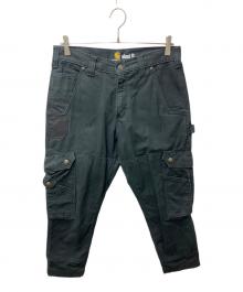 CarHartt（カーハート）の古着「リップストップカーゴワークパンツ」｜ブラック