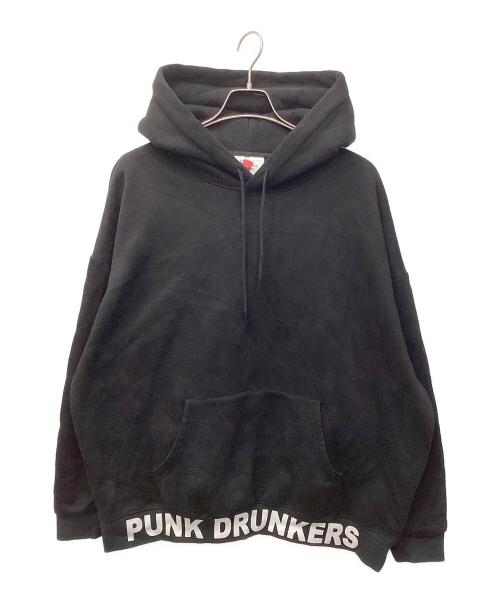 PUNK DRUNKERS（パンクドランカーズ）PUNK DRUNKERS (パンクドランカーズ) あいつキルティングパーカ ブラック サイズ:XLの古着・服飾アイテム