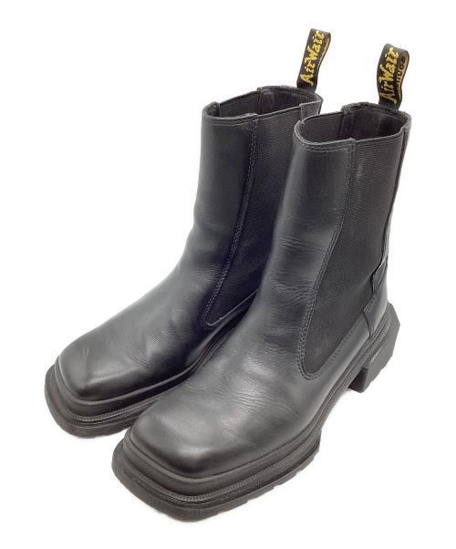 Dr.Martens+（ドクターマーチン）Dr.Martens+ (ドクターマーチン) Maybole Chelsea / スクエアトゥチェルシーブーツ ブラック サイズ:UK5の古着・服飾アイテム