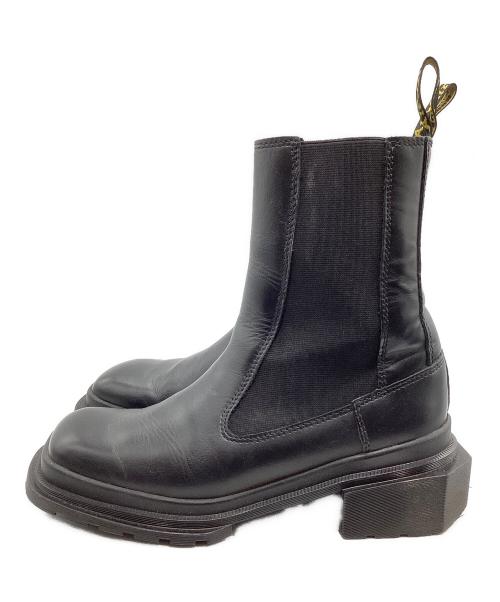 Dr.Martens+（ドクターマーチン）Dr.Martens+ (ドクターマーチン) Maybole Chelsea / スクエアトゥチェルシーブーツ ブラック サイズ:UK5の古着・服飾アイテム
