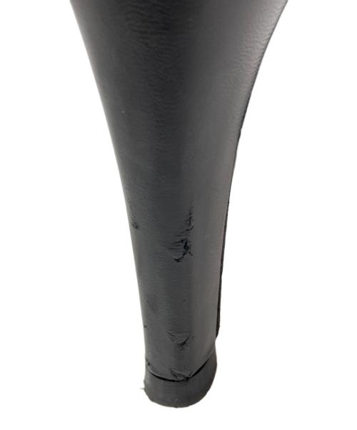 CHANEL（シャネル）CHANEL (シャネル) ロゴパンチヒールパンプス ブラック サイズ:38Cの古着・服飾アイテム