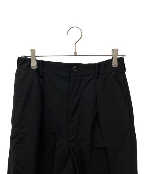 CITY（シティ）CITY (シティ) ルーズタックハーフパンツ ブラック サイズ:Mの古着・服飾アイテム