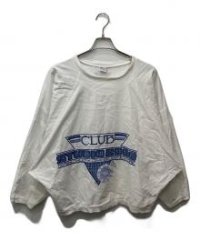 STUDIO2000（スタジオ2000）の古着「ドルマンスリーブカットソー」｜ホワイト