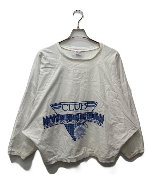 STUDIO2000（スタジオ2000）STUDIO2000 (スタジオ2000) ドルマンスリーブカットソー ホワイト サイズ:表記無しの古着・服飾アイテム