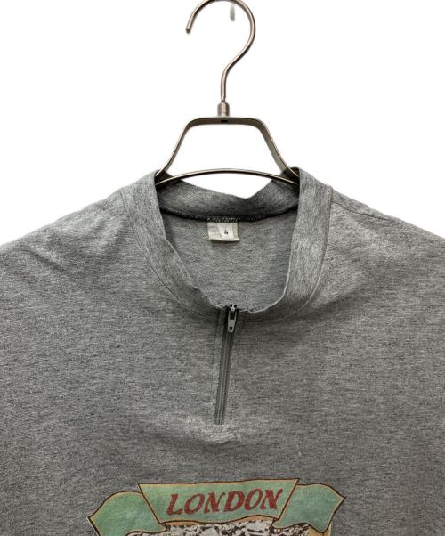 USED（ユーズド）USED (ユーズド) ハーフジップサイクリングシャツ グレー サイズ:4の古着・服飾アイテム