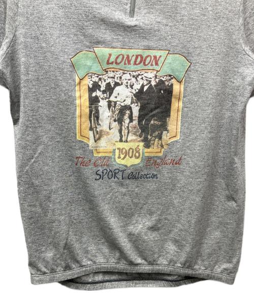 USED（ユーズド）USED (ユーズド) ハーフジップサイクリングシャツ グレー サイズ:4の古着・服飾アイテム