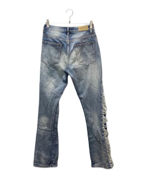 mnml（ミニマル）MNML (ミニマル) ダメージデニムパンツ インディゴ サイズ:W29の古着・服飾アイテム