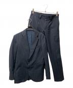 BEAMS Lights×KOMATSUビームスライト×コマツ）の古着「COOL DOTSセットアップジャケット」｜ネイビー