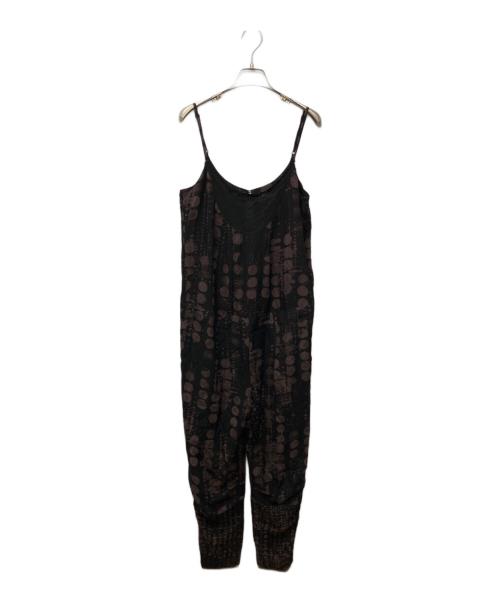 DIESEL（ディーゼル）DIESEL (ディーゼル) キャミソールサロペット ブラック×ブラウン サイズ:Sの古着・服飾アイテム