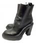 ALEXANDER McQUEEN (アレキサンダーマックイーン) Leather Heeled Chelsea Boots/レザーヒールドチェルシーブーツ ブラック サイズ:38：18000円
