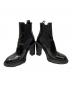 中古・古着 ALEXANDER McQUEEN (アレキサンダーマックイーン) Leather Heeled Chelsea Boots/レザーヒールドチェルシーブーツ ブラック サイズ:38：18000円