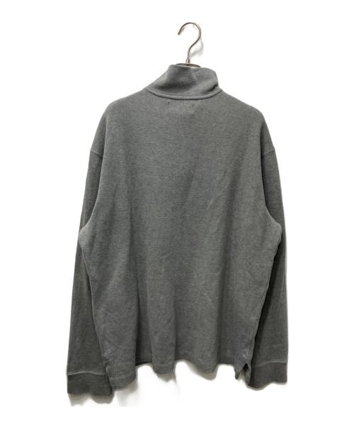 POLO RALPH LAUREN（ポロ・ラルフローレン）POLO RALPH LAUREN (ポロ・ラルフローレン) ハーフジップスウェット グレー サイズ:Mの古着・服飾アイテム