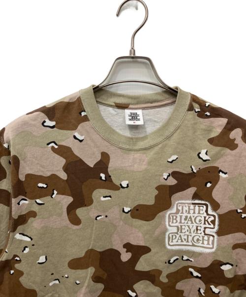 BlackEyePatch（ブラックアイパッチ）BlackEyePatch (ブラックアイパッチ) SPRAYED OG LABEL TEE オリーブ サイズ:Mの古着・服飾アイテム
