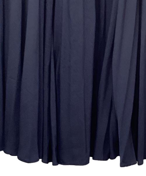 UNTITLED（アンタイトル）UNTITLED (アンタイトル) ポリエステルデシンプリーツスカート ネイビー サイズ:2の古着・服飾アイテム