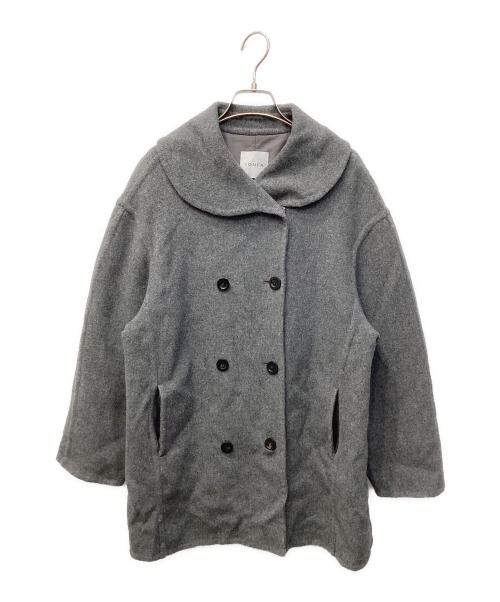 YONFA（ヨンファ）YONFA (ヨンファ) 丸襟コート グレー サイズ:FREEの古着・服飾アイテム