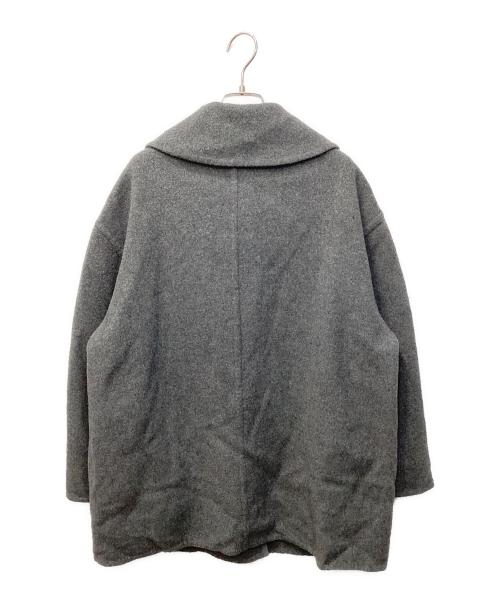 YONFA（ヨンファ）YONFA (ヨンファ) 丸襟コート グレー サイズ:FREEの古着・服飾アイテム