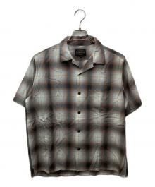 PENDLETON（ペンドルトン）の古着「チェックオープンカラーシャツ」｜ブラウン×ブルー